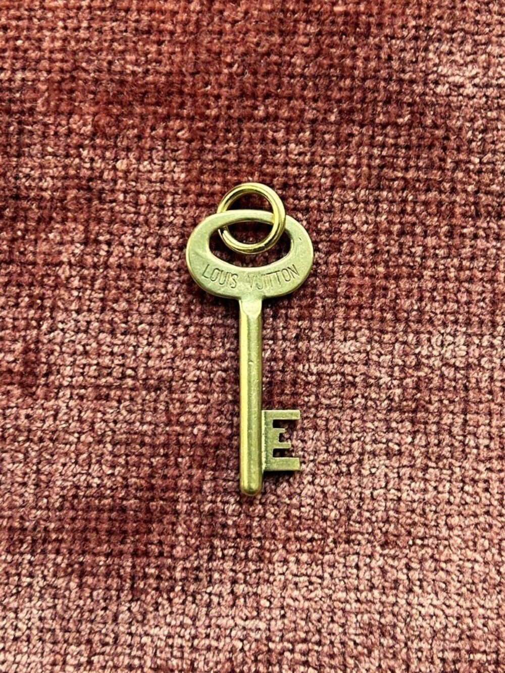 LOUIS VUITTON Vintage Steamer Trunk Skeleton Luggage Key # 1052409